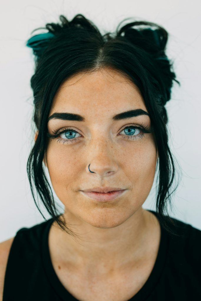 Eye makeup portrait
